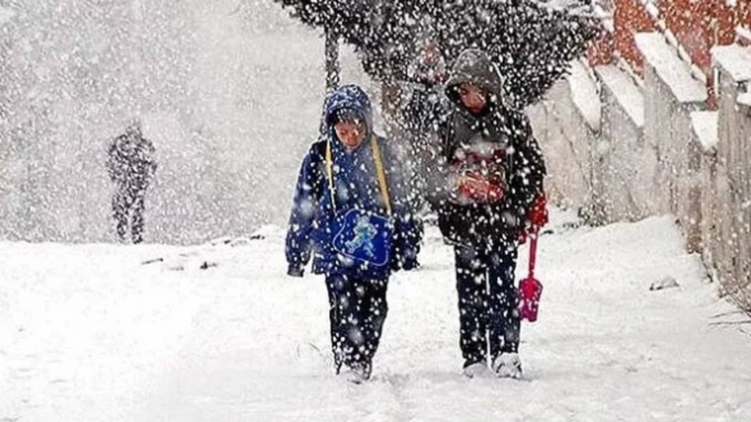 Valiliklerden açıklamalar geldi, okullar tatil edildi 2