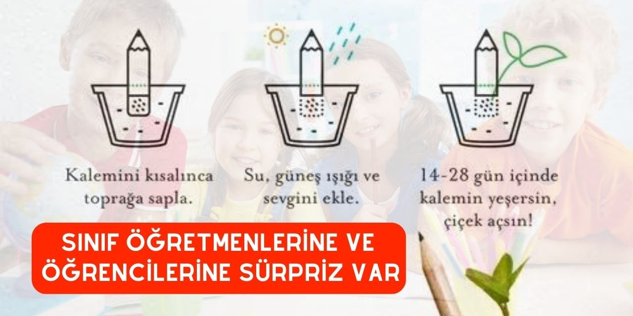 İlkokul sınıf öğretmenleri ve öğrencilerine büyük jest