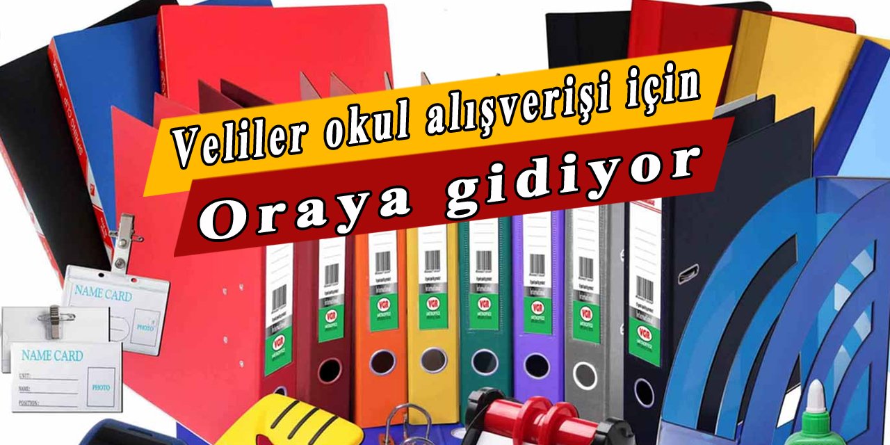 Okul alışverişi için veliler o marketler koşuyor