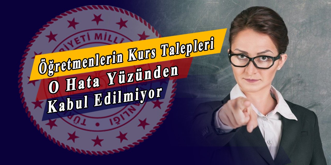 O hata yüzünden öğretmenler kurs açamıyor, maddi kayıp yaşıyor