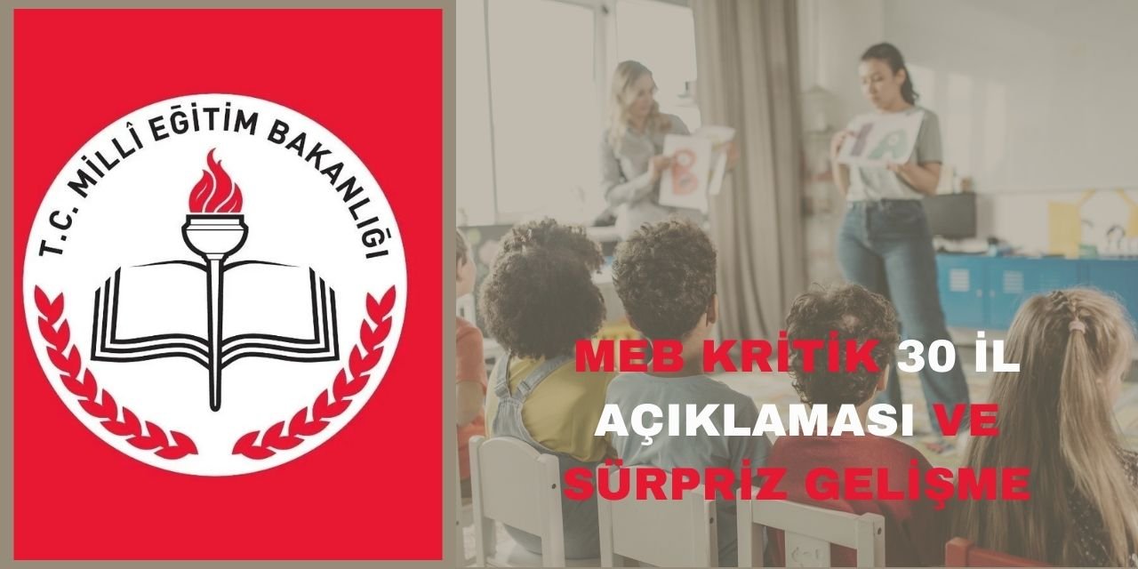 Bakanlıktan öğretmen adaylarına “30 il açıklaması” ve sürpriz gelişme